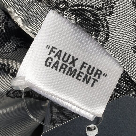 Shrimps Dexter Black Faux Fur Crystal-Embellished Jacket - Picture 11 of 13